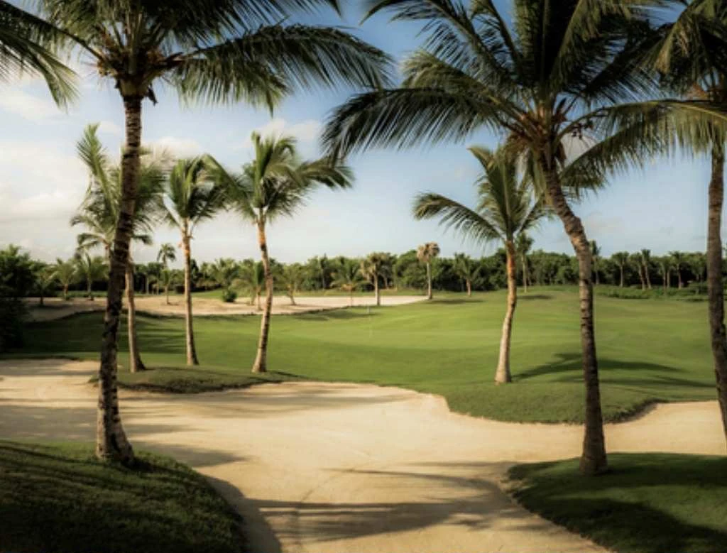 Iberostar Bávaro Golf Club · le parcours entre palmiers et bunkers