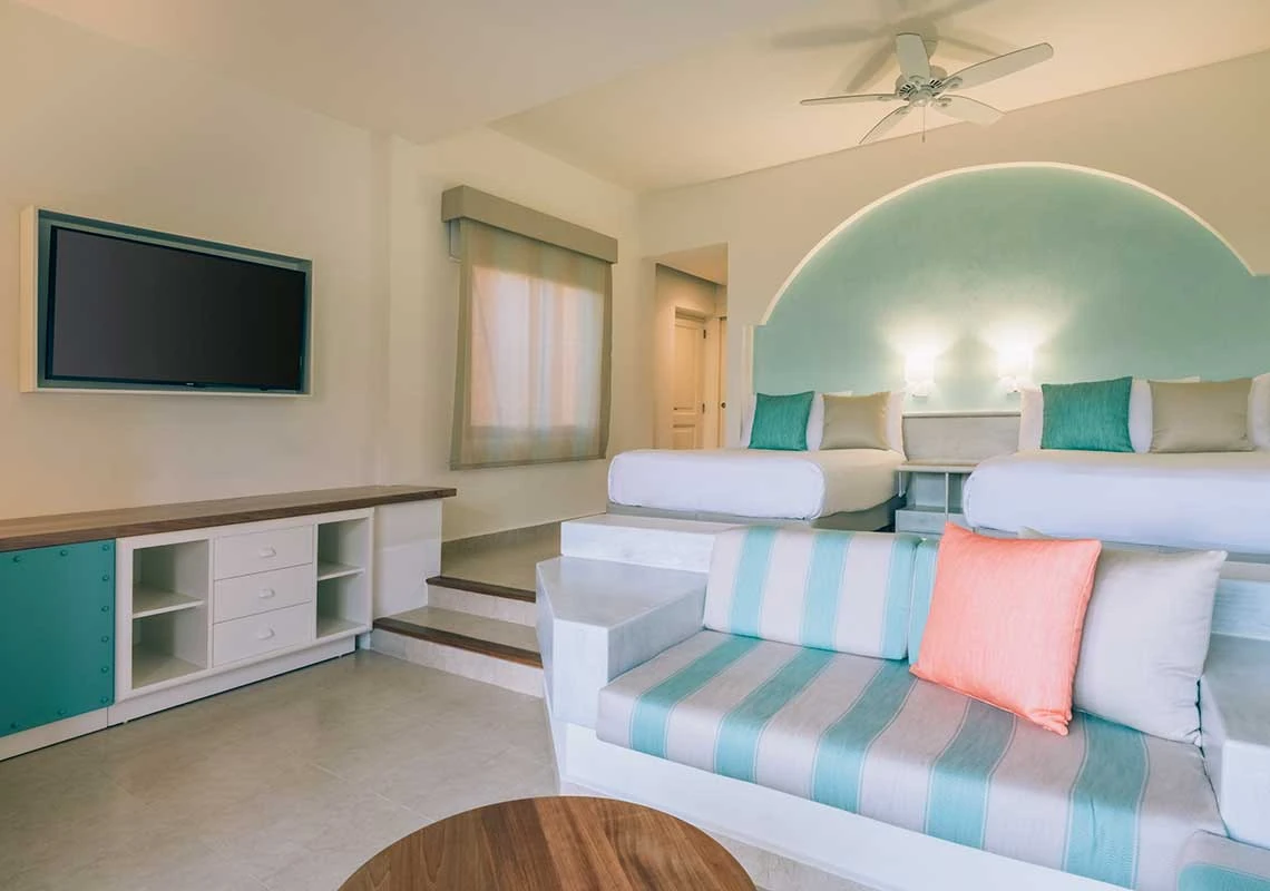 Iberostar Selection Bávaro Suites · exemple de chambre avec deux lits