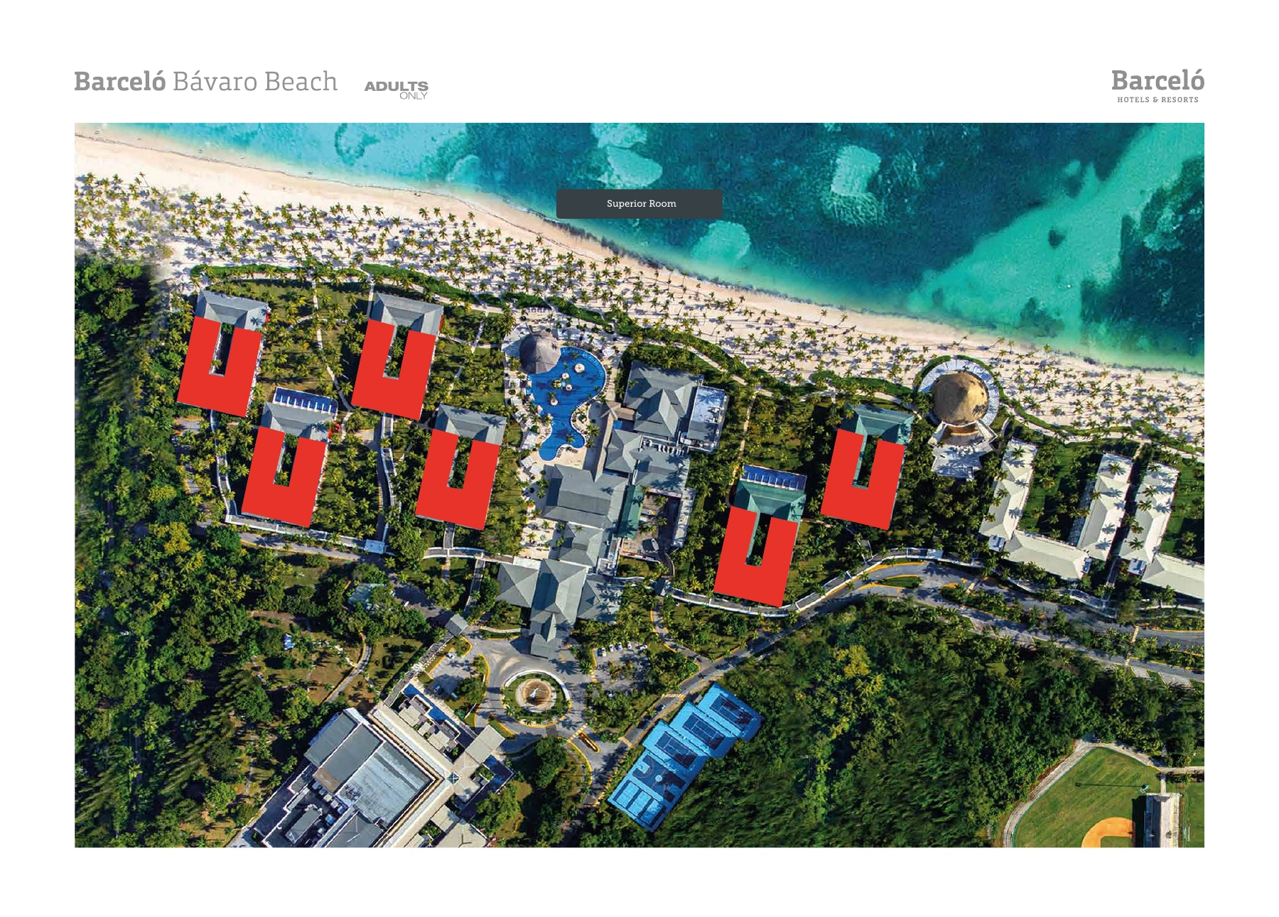 Barceló Bávaro Beach · plan de situation